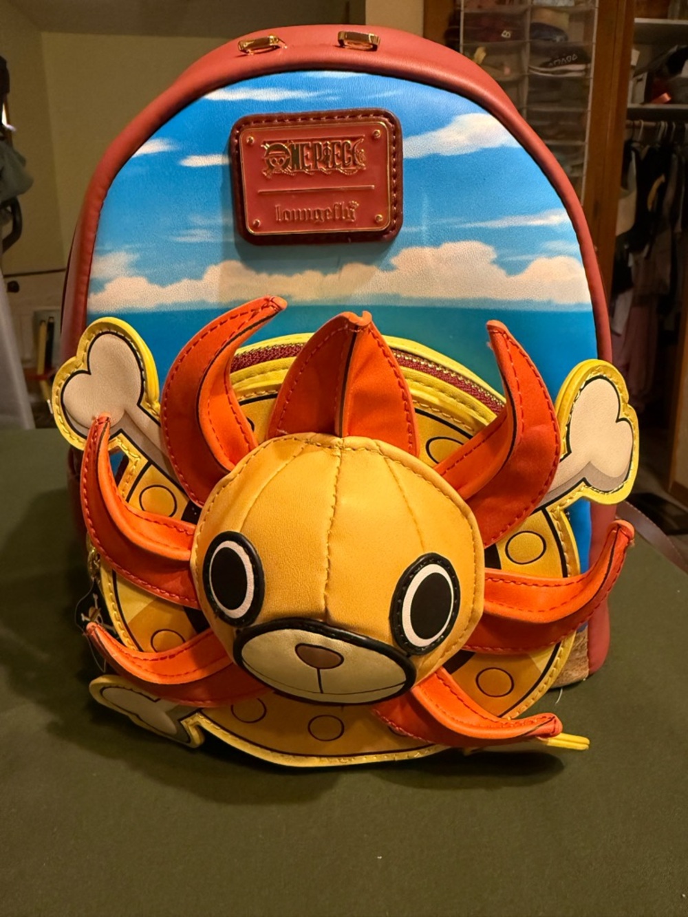 Loungefly One Piece Tony Tony Chopper Sunny Go Backpack - Orange/Yellow/Blue